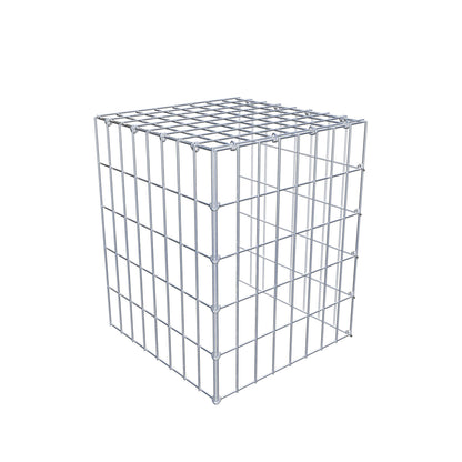 Gabião tipo 4 50 cm x 40 cm x 40 cm (C x A x P), malhagem 5 cm x 10 cm, anel C