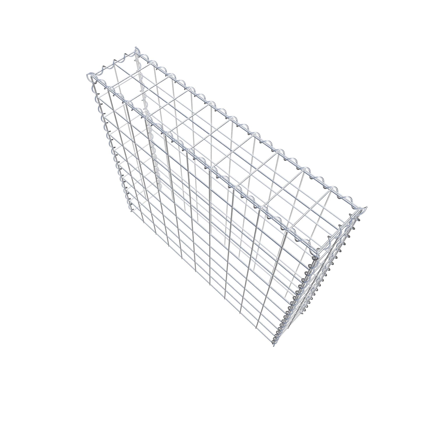 Grown-on gabion type 3 100 cm x 90 cm x 20 cm (L x H x D), mesh size 10 cm x 10 cm, spiral