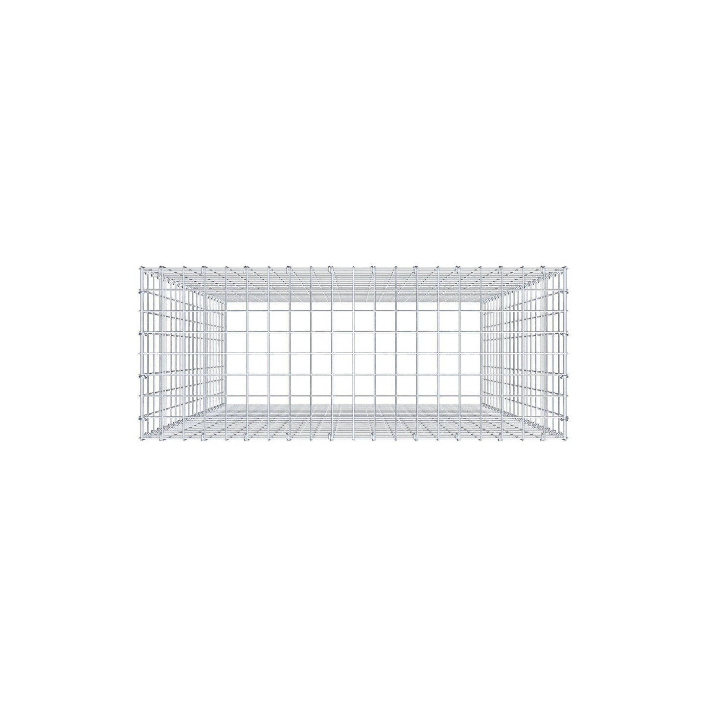 Tilläggspåle typ 3 200 cm x 100 cm x 40 cm (L x H x D), maskstorlek 5 cm x 10 cm, C-ring
