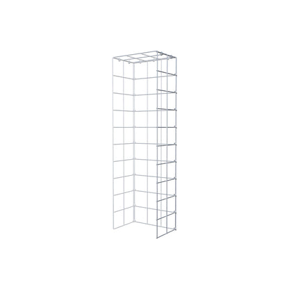 Mounted gabion type 4 100 cm x 20 cm x 30 cm (L x H x D), mesh size 10 cm x 10 cm, C-ring