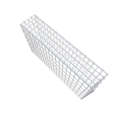 Monteret gabion type 3 100 cm x 60 cm x 20 cm (L x H x D), maskestørrelse 5 cm x 10 cm, C-ring