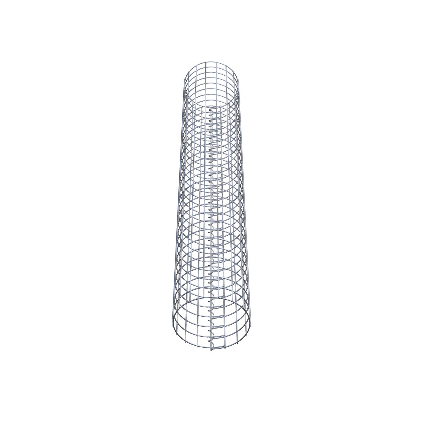 Gabionpelare rund 27 cm diameter, 160 cm höjd, maskstorlek 5 cm x 5 cm