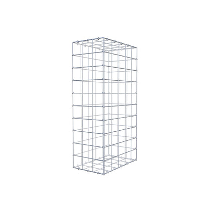 Gabion 100 cm x 50 cm x 30 cm (L x H x D), maskstorlek 10 cm x 10 cm, C-ring