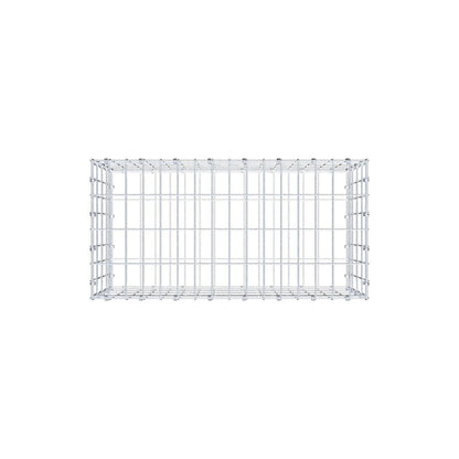 Gabbione 80 cm x 40 cm x 40 cm (L x H x P), maglia 5 x 10 cm, anello a spirale