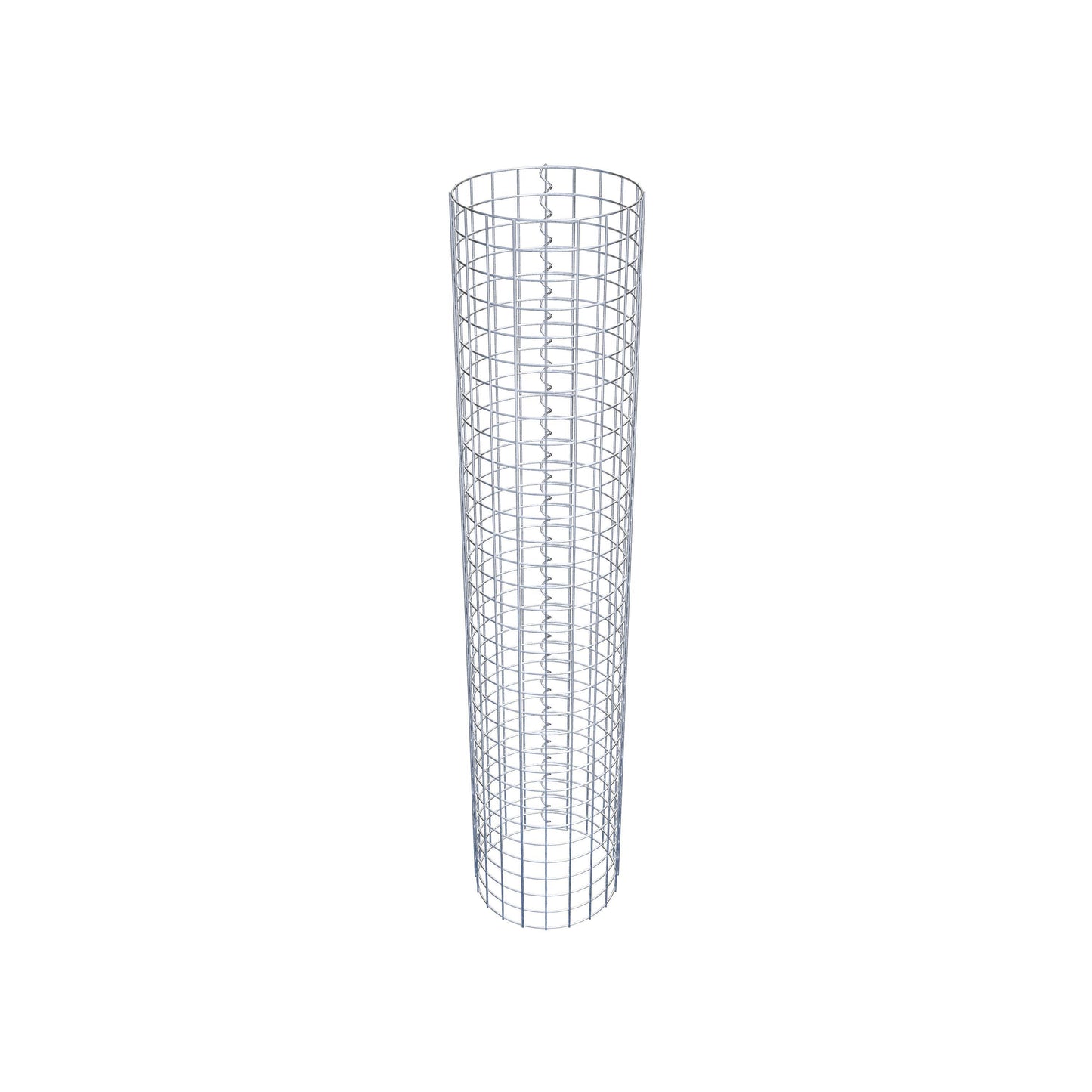Gabionpelare rund 32 cm diameter, 160 cm höjd, maskstorlek 5 cm x 5 cm