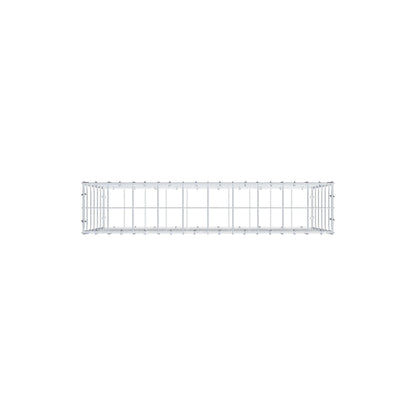 Gabião 100 cm x 60 cm x 20 cm (C x A x P), malhagem 10 cm x 10 cm, anel C