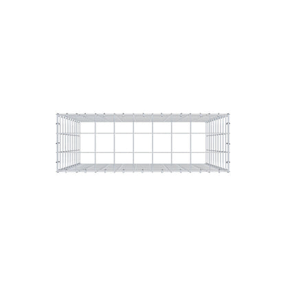 Gabião Tipo 3 100 cm x 90 cm x 30 cm (C x A x P), malhagem 10 cm x 10 cm, anel C