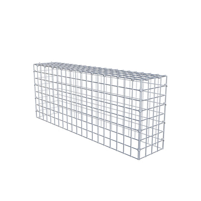 Anbaugabione Typ 3 100 cm x 40 cm x 20 cm (L x H x T), Maschenweite 5 cm x 5 cm, C-Ring