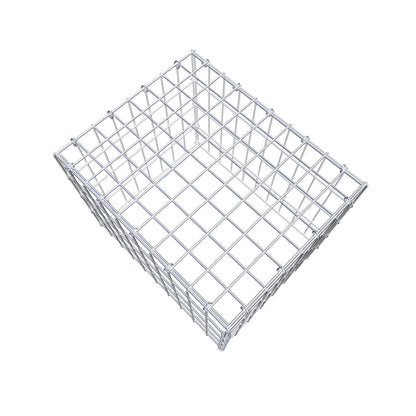 Monteret gabion type 3 50 cm x 40 cm x 40 cm (L x H x D), maskestørrelse 5 cm x 10 cm, C-ring