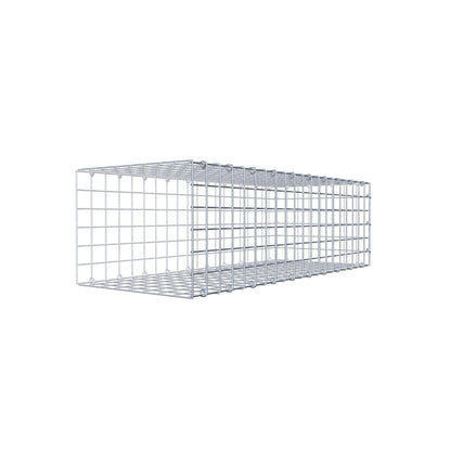 Fourche rapportée type 2 100 cm x 30 cm x 40 cm (L x H x P), mailles 5 cm x 5 cm, anneau C