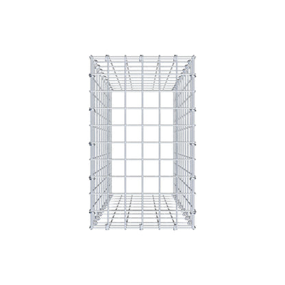Gabião Tipo 3 100 cm x 30 cm x 50 cm (C x A x P), malhagem 5 cm x 10 cm, anel C