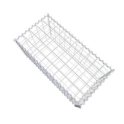 Set van 2 schanskorven 100 cm x 50 cm x 50 cm (L x H x D), maaswijdte 10 x 10 cm, spiraalvormig