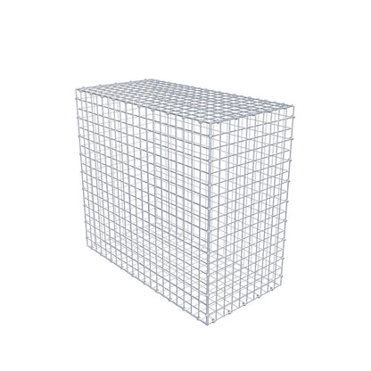 Gabione 100 cm x 90 cm x 50 cm (L x H x T), Maschenweite 5 x 5 cm, Spiralring