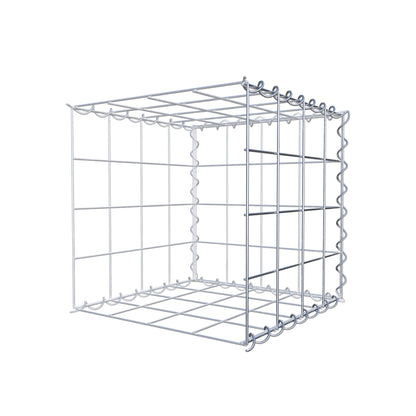 Gabbione aggiuntivo tipo 2 40 cm x 40 cm x 40 cm (L x H x P), dimensione maglia 10 cm x 10 cm, a spirale