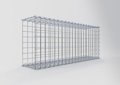 Gavión adulto tipo 2 100 cm x 40 cm x 20 cm (largo x alto x profundidad), tamaño de malla 5 cm x 5 cm, espiral