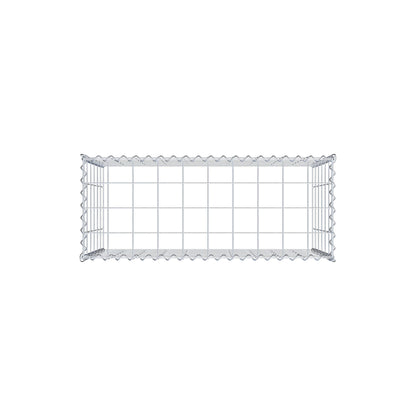 Opvokset gabion type 3 100 cm x 60 cm x 40 cm (L x H x D), maskestørrelse 10 cm x 10 cm, spiral