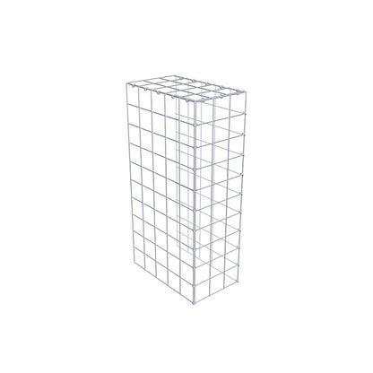 Gabião Tipo 4 100 cm x 50 cm x 30 cm (C x A x P), malhagem 10 cm x 10 cm, anel C