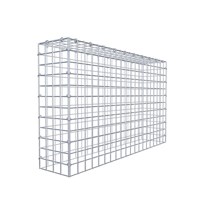 Extra gabion typ 3 100 cm x 60 cm x 20 cm (L x H x D), maskstorlek 5 cm x 5 cm, C-ring