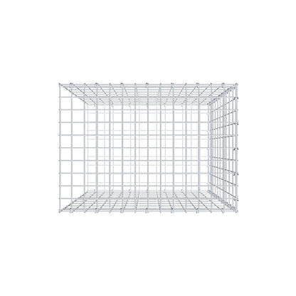 Anbaugabione Typ 2 100 cm x 70 cm x 50 cm, Maschenweite 5 cm x 10 cm, C-Ring