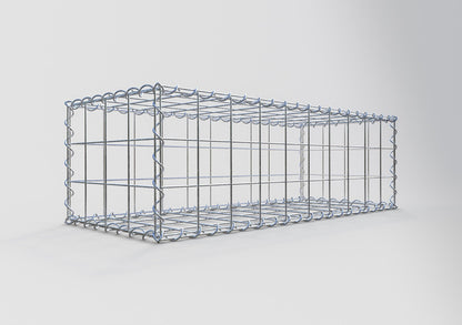 Gabion 100 cm x 30 cm x 40 cm (L x H x D), maskestørrelse 10 cm x 10 cm, spiral
