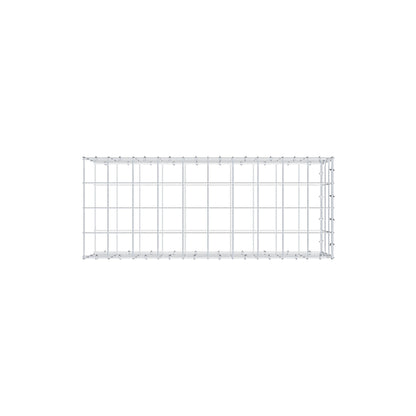 Mounted gabion type 2 100 cm x 30 cm x 40 cm (L x H x D), mesh size 10 cm x 10 cm, C-ring