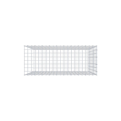 Anbaugabione Typ 2 100 cm x 100 cm x 40 cm, Maschenweite 5 cm x 10 cm, C-Ring