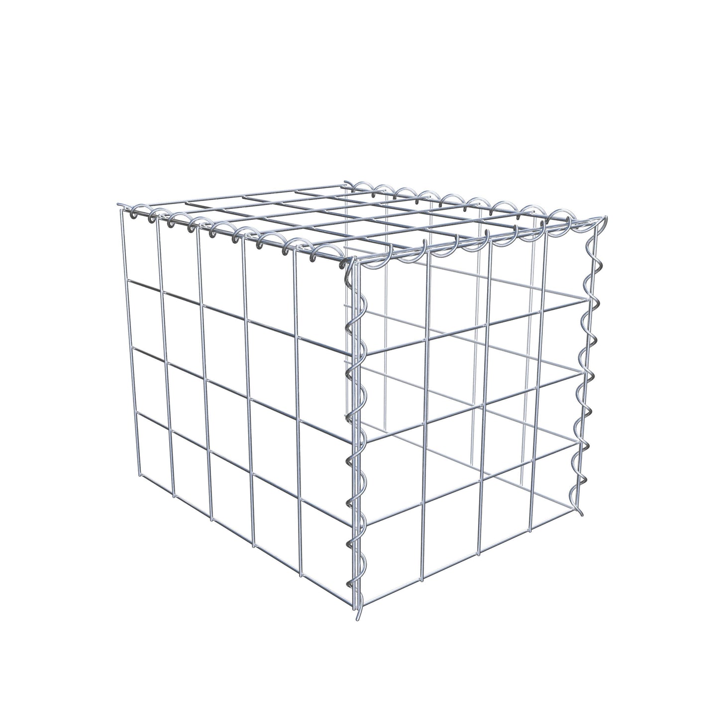 Anbaugabione Typ 4 50 cm x 40 cm x 40 cm (L x H x T), Maschenweite 10 cm x 10 cm, Spirale