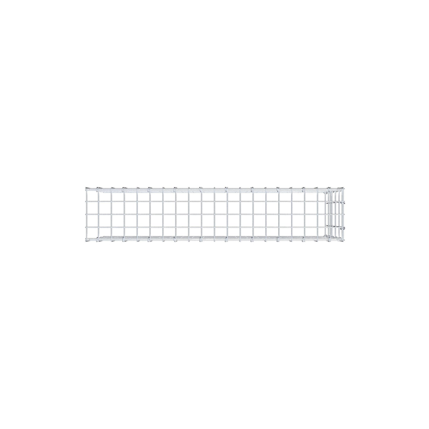 Anbaugabione Typ 4 100 cm x 50 cm x 20 cm (L x H x T), Maschenweite 5 cm x 10 cm, C-Ring