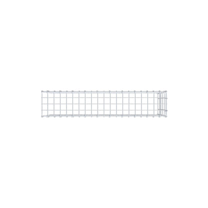 Anbaugabione Typ 4 100 cm x 50 cm x 20 cm (L x H x T), Maschenweite 5 cm x 10 cm, C-Ring