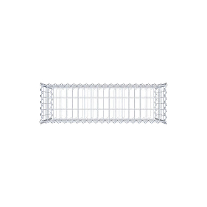 Gabbione 100 cm x 60 cm x 30 cm (L x H x P), maglia 5 cm x 10 cm, spirale
