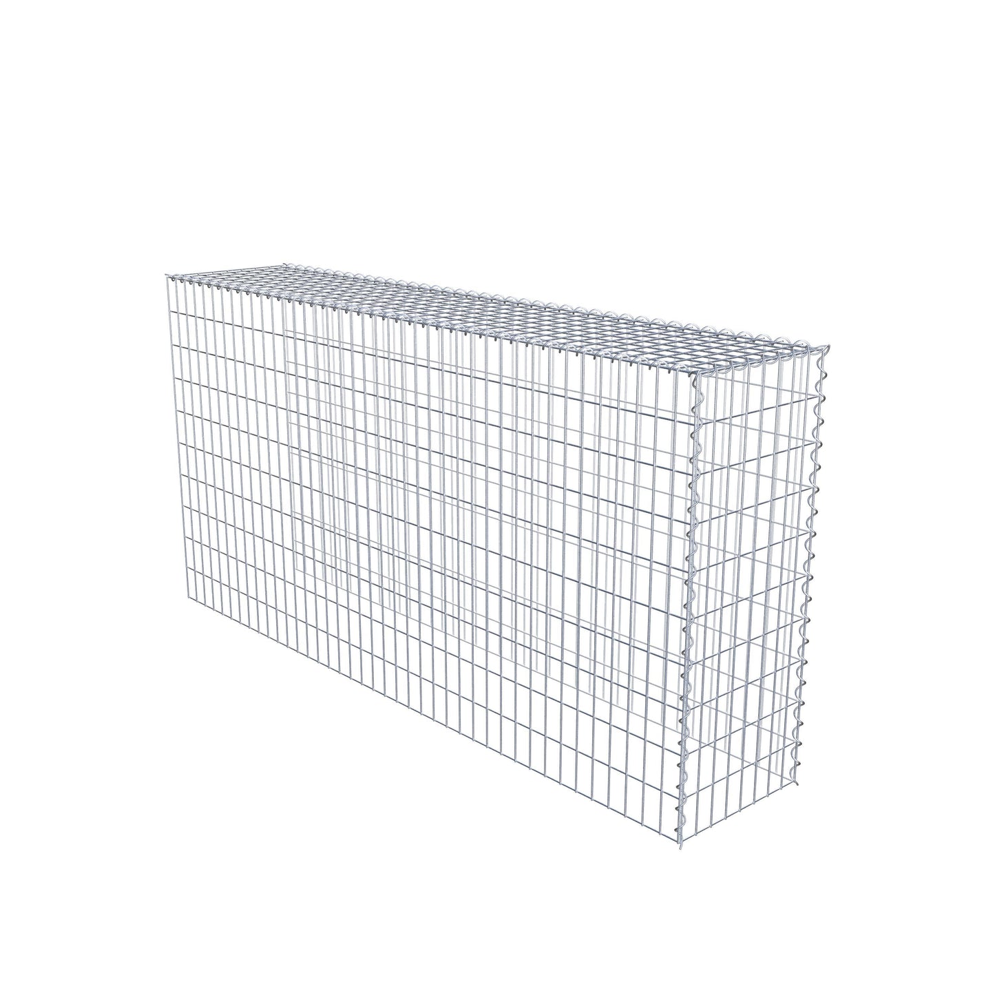 Gavión adicional tipo 4 200 cm x 100 cm x 40 cm (L x A x P), malla 5 cm x 10 cm, en espiral