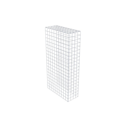 Monteret gabion type 4 200 cm x 100 cm x 40 cm (L x H x D), maskestørrelse 10 cm x 10 cm, C-ring