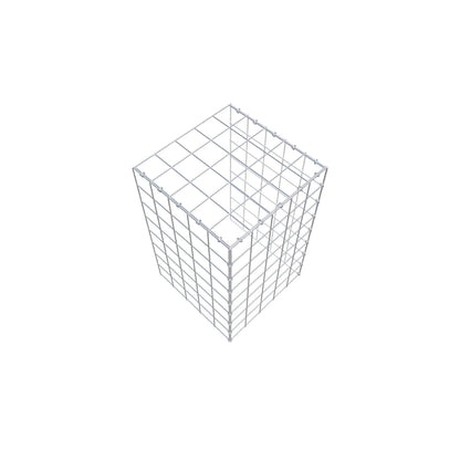 Pila adicional tipo 4 80 cm x 50 cm x 50 cm (L x A x P), malla 10 cm x 10 cm, anillo en C