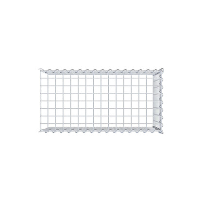 Anbaugabione Typ 4 80 cm x 40 cm x 40 cm (L x H x T), Maschenweite 5 cm x 5 cm, Spirale