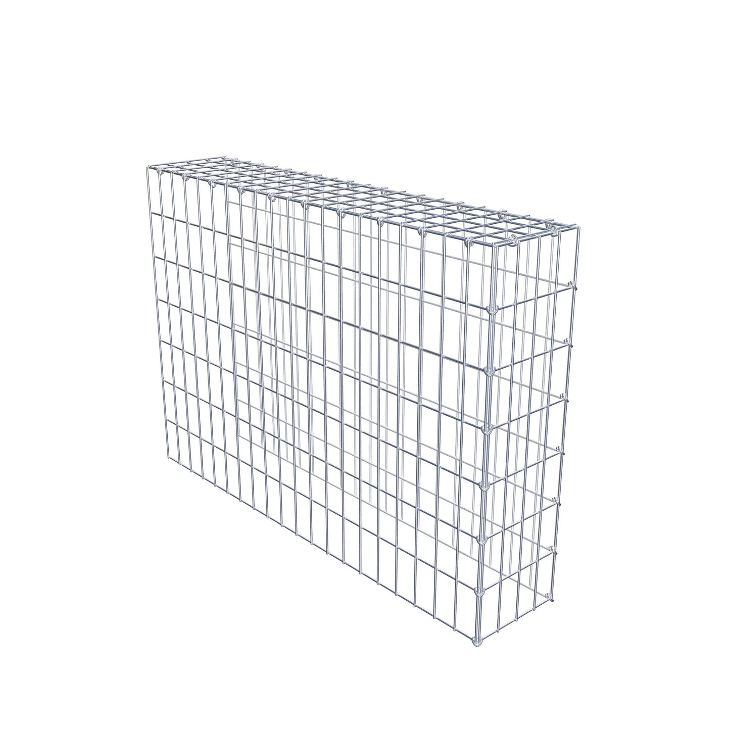 Gavión complementario de tipo 4 100 cm x 70 cm x 20 cm (L x A x P), malla 5 cm x 10 cm, anillo en C