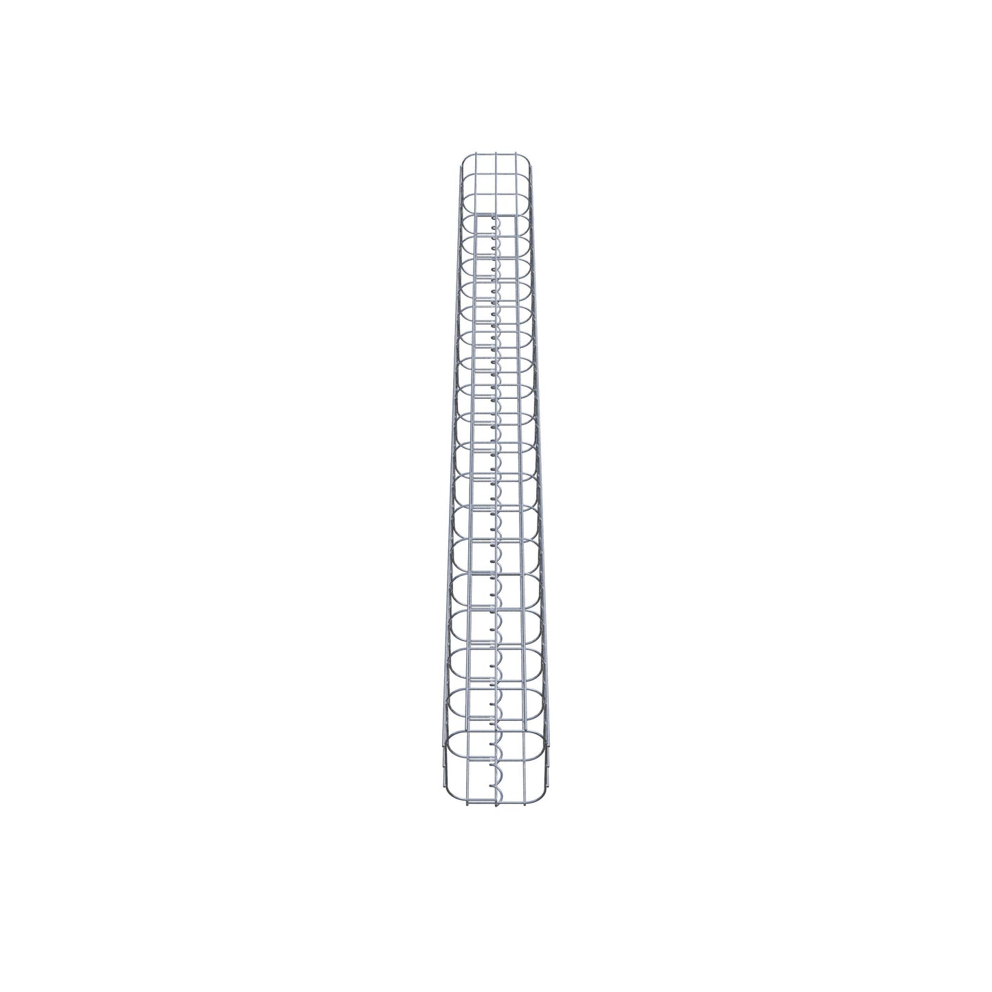 Gabionpelare kvadrat 17 cm x 17 cm, 200 cm höjd, MW 5 cm x 10 cm