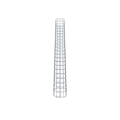 Gabionpelare kvadrat 17 cm x 17 cm, 200 cm höjd, MW 5 cm x 10 cm