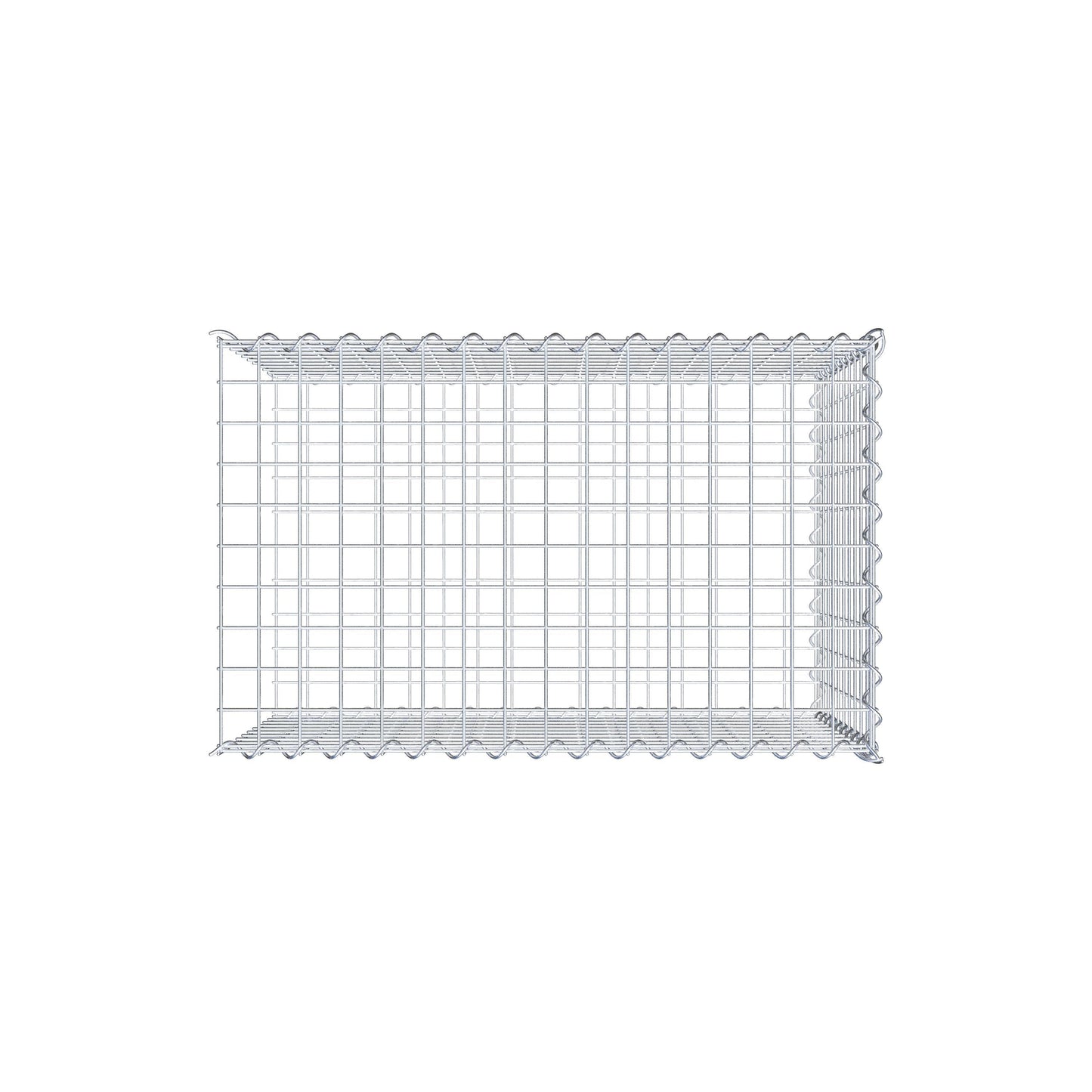 Extra gabion typ 2 80 cm x 50 cm x 50 cm (L x H x D), maskstorlek 5 cm x 5 cm, spiral