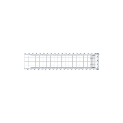 Opvokset gabion type 4 100 cm x 90 cm x 20 cm (L x H x D), maskestørrelse 5 cm x 10 cm, spiral