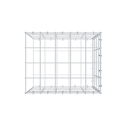Toegevoegde pool type 2 50 cm x 40 cm x 40 cm (L x H x D), maaswijdte 10 cm x 10 cm, C-ring