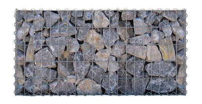 Gabião 80 cm x 40 cm x 30 cm (C x A x P), malhagem 5 cm x 10 cm, espiral