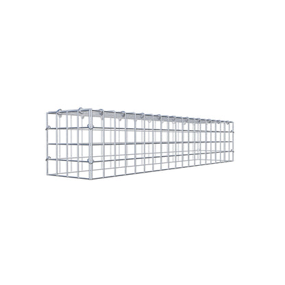 Add-on schanskorf type 3 100 cm x 20 cm x 20 cm (L x H x D), maaswijdte 5 cm x 5 cm, C-ring