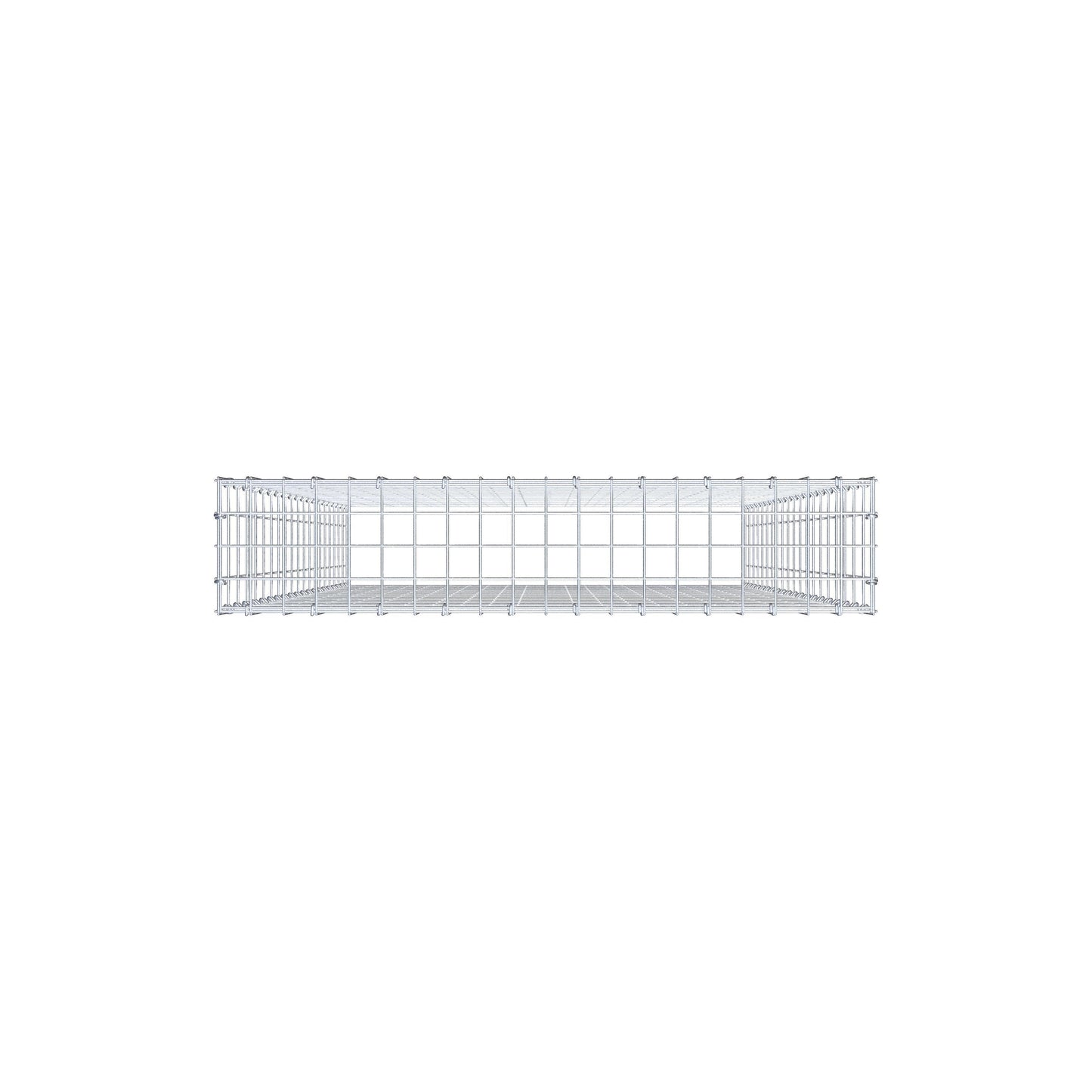 Gabião Tipo 3 200 cm x 100 cm x 20 cm (C x A x P), malhagem 5 cm x 10 cm, anel C