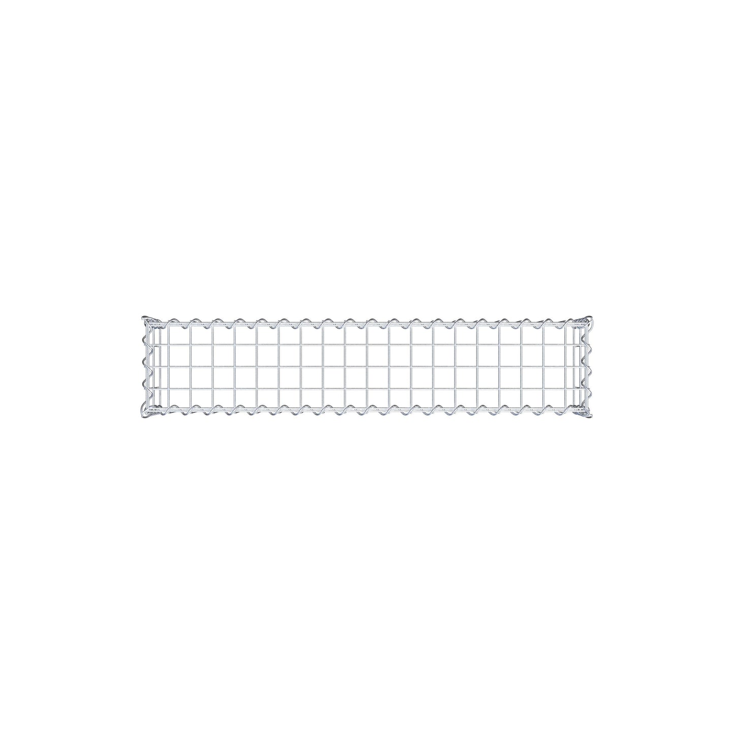 Anbaugabione Typ 3 100 cm x 20 cm x 20 cm (L x H x T), Maschenweite 5 cm x 10 cm, Spirale