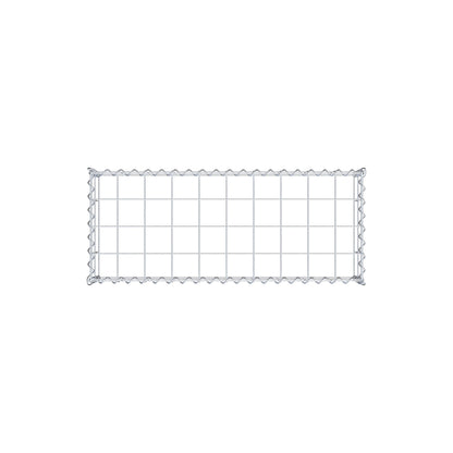 Extra gabion typ 3 100 cm x 20 cm x 40 cm (L x H x D), maskstorlek 10 cm x 10 cm, spiral