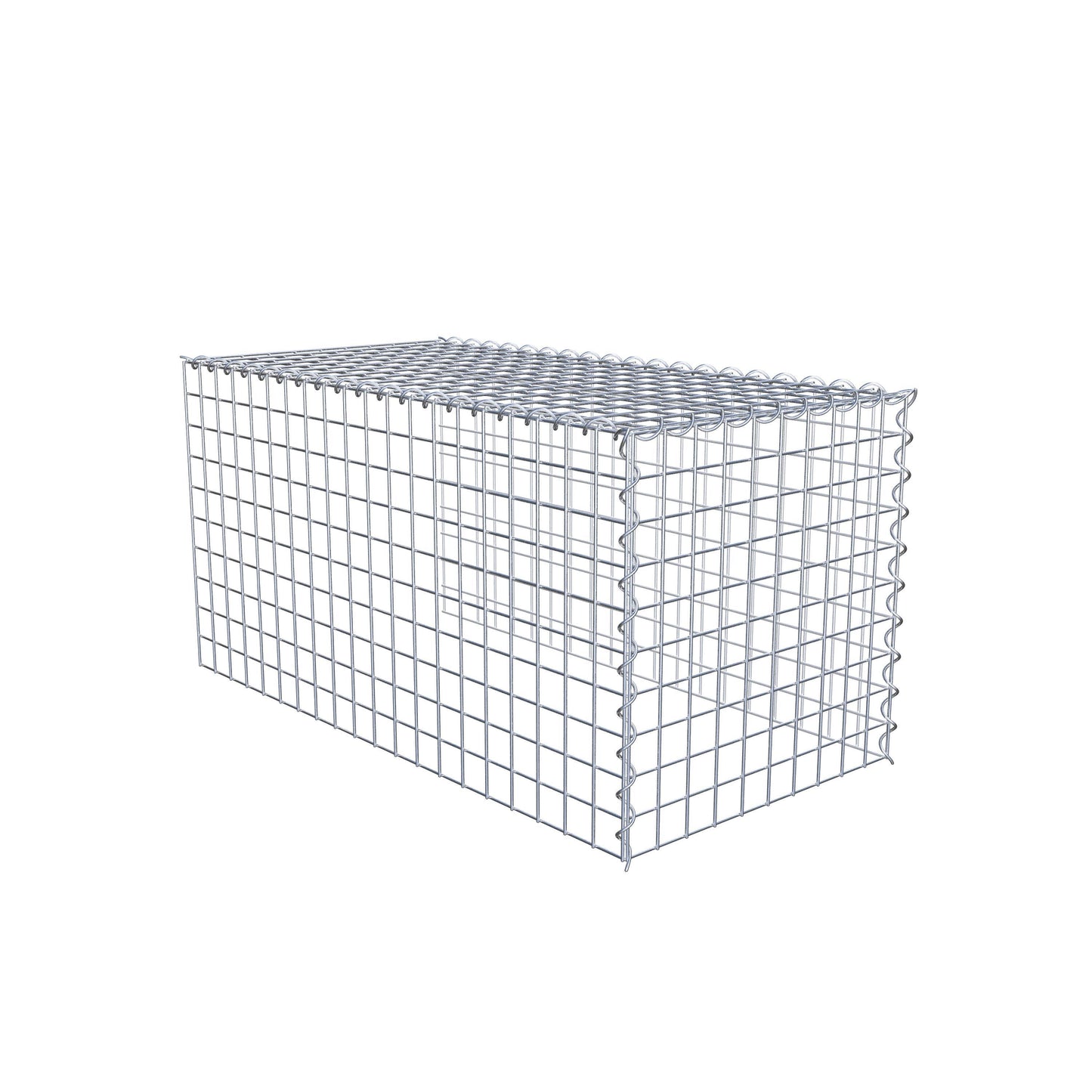 Gavión complementario tipo 4 100 cm x 50 cm x 50 cm (L x A x P), malla 5 cm x 5 cm, espiral