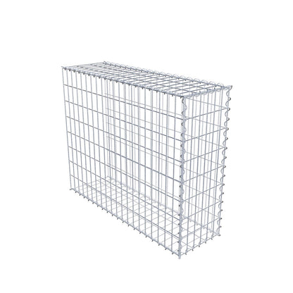 Påväxt gabion typ 2 100 cm x 80 cm x 30 cm (L x H x D), maskstorlek 5 cm x 10 cm, spiral