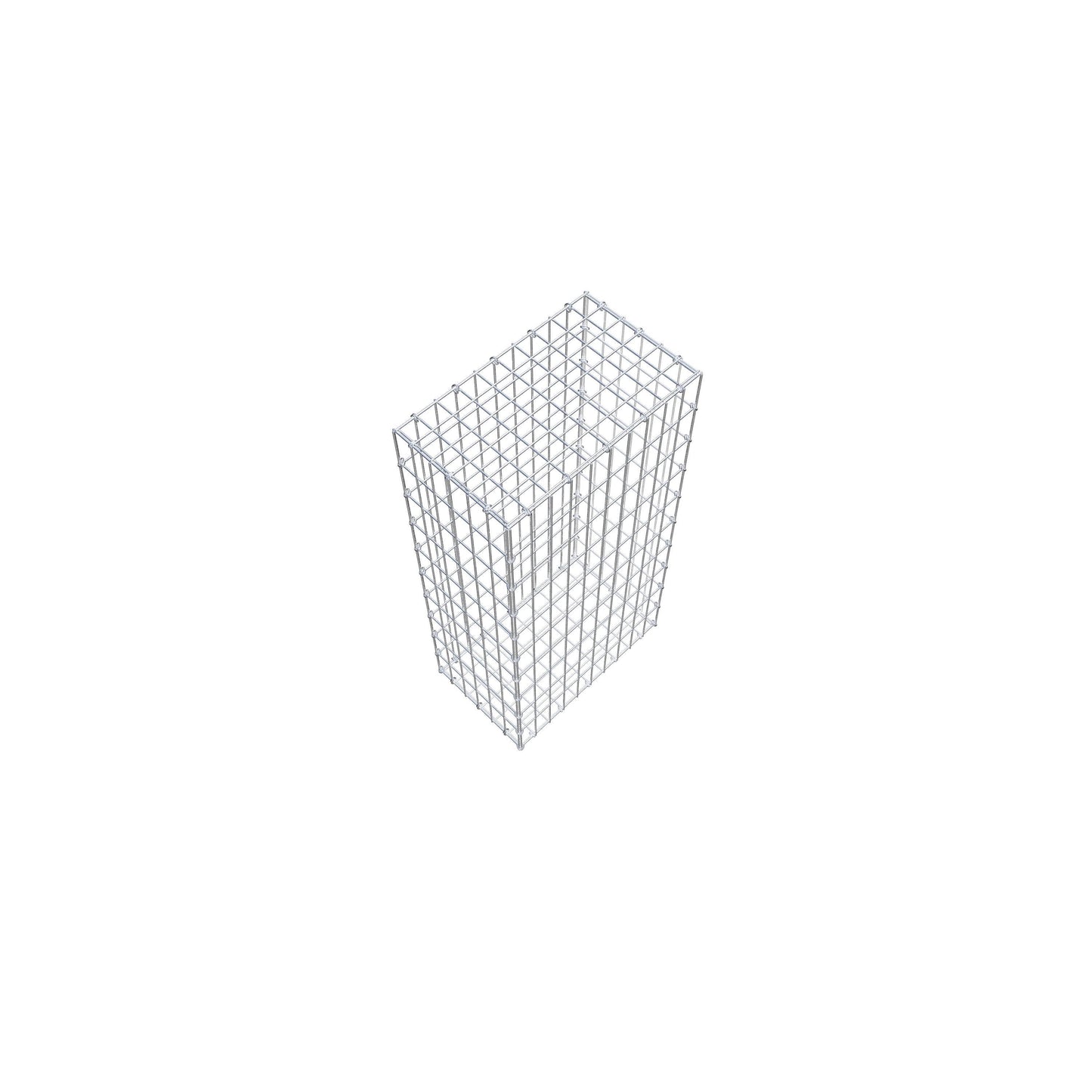 Gabião 100 cm x 30 cm x 50 cm (C x A x P), malhagem 5 cm x 10 cm, anel C