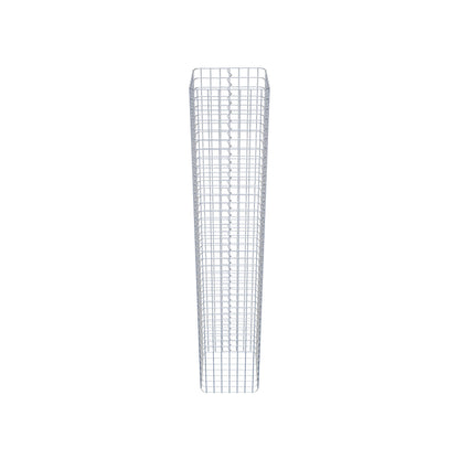 Gabionsøjle firkantet 37 cm x 37 cm, 200 cm høj, MW 5 cm x 5 cm