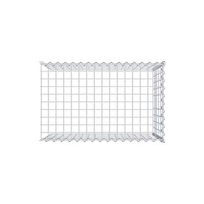 Anbaugabione Typ 4 80 cm x 50 cm x 50 cm (L x H x T), Maschenweite 5 cm x 10 cm, Spirale